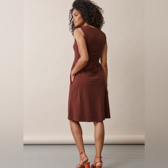 Boob Design Tilda Dress Maternity & Nursing in Cayenne - XS - Picture 2 of 5